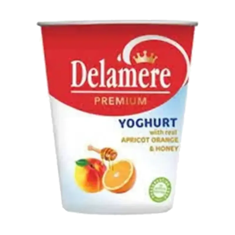 Premium Apricot, Orange & Honey Yoghurt, 250 g cup